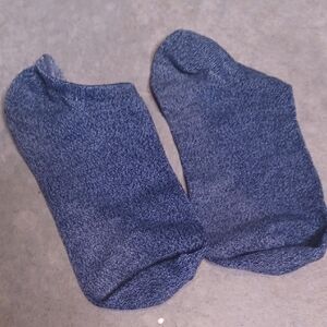 Blue Ankle Socks